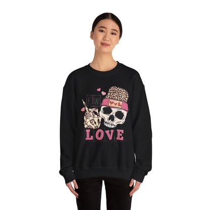 Skull & Flowers 'Ew Love' Crewneck Sweatshirt