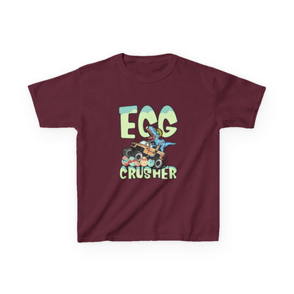 Kids T‑Shirt — 'Egg Crusher' Cartoon Truck Easter Tee