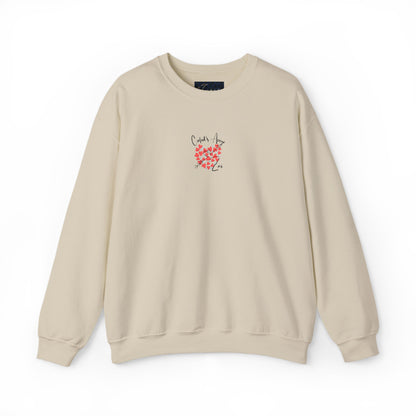 Embroidered Cupid's Arrow Merch-  Crewneck Sweatshirt