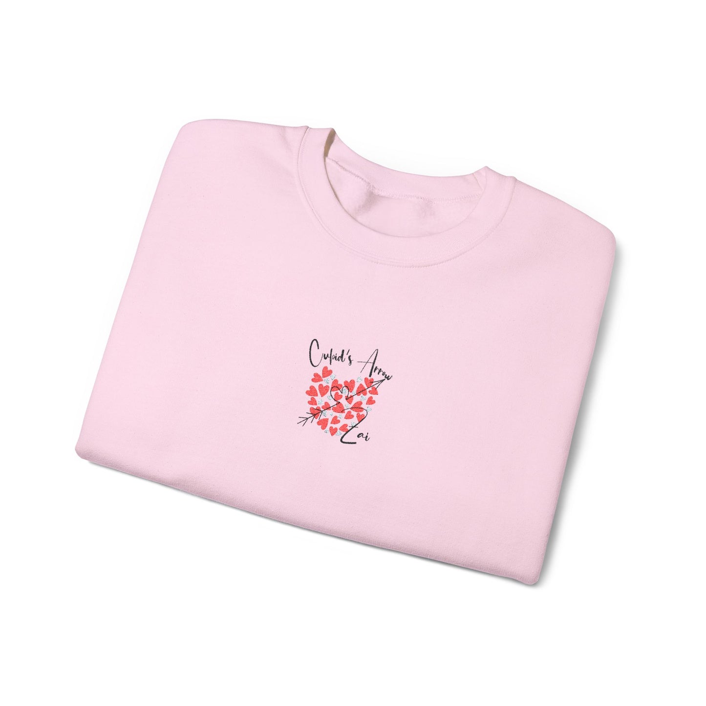 Embroidered Cupid's Arrow Merch-  Crewneck Sweatshirt