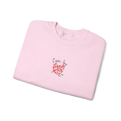 Embroidered Cupid's Arrow Merch-  Crewneck Sweatshirt