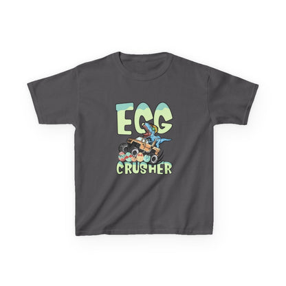 Kids T‑Shirt — 'Egg Crusher' Cartoon Truck Easter Tee