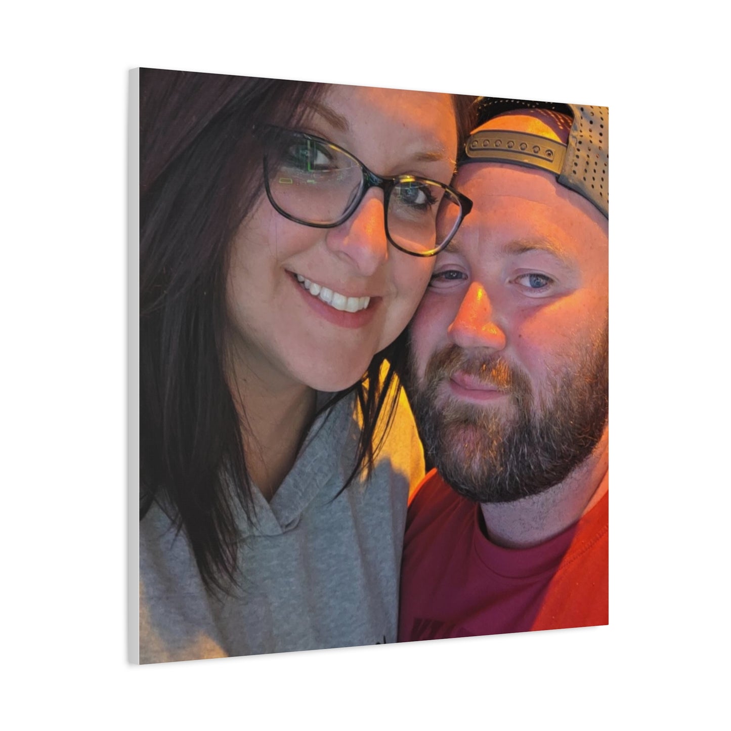 Personalized Stretched Canvas Print, Custom Wall Art, Home Decor, Gift for Couples, Anniversary, Homewarming