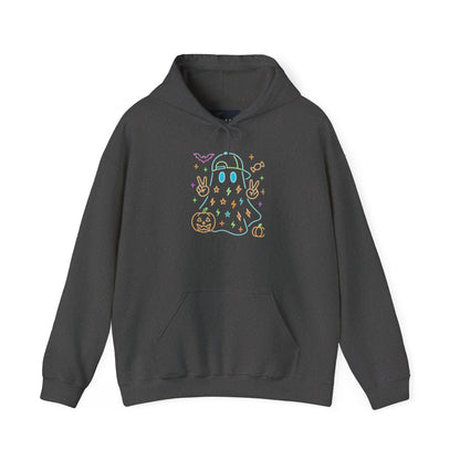 Cute Ghosts Unisex Hooded Sweatshirt | Perfect for Halloween, Cozy Fall Days, Casual Wear, Ghost Lover Gifts, Spooky Season Apparel