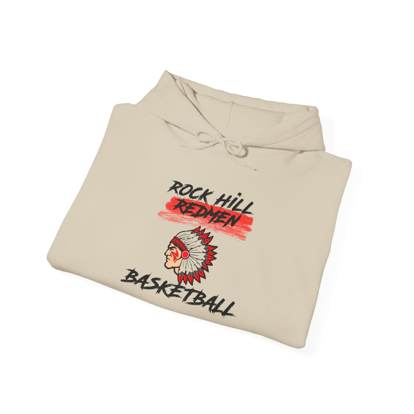 Rock Hill Basketball Hoodie — Rock Hill Basketball Team Logo Pullover