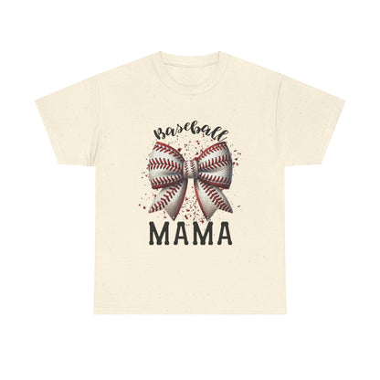 Baseball Mama T-Shirt – Mom Bow Soft Cotton Tee