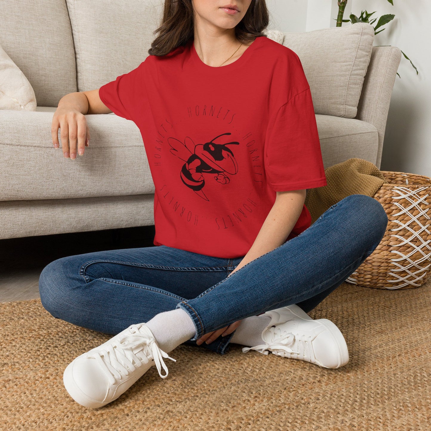 Hornets Retro Tee — Vintage Mascot Bee Graphic T-Shirt