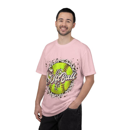 Softball Vintage Graphic T-Shirt — Neon Softball Logo Tee