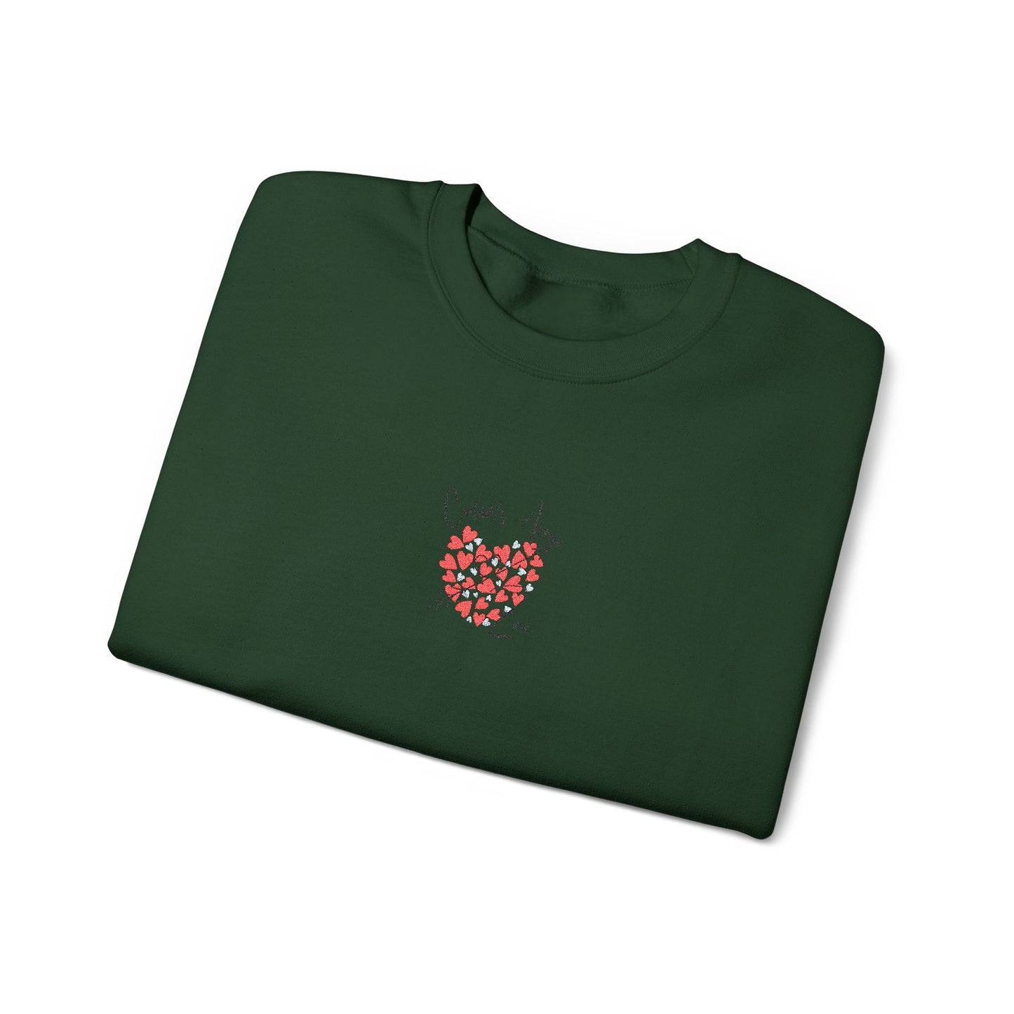 Embroidered Cupid's Arrow Merch-  Crewneck Sweatshirt
