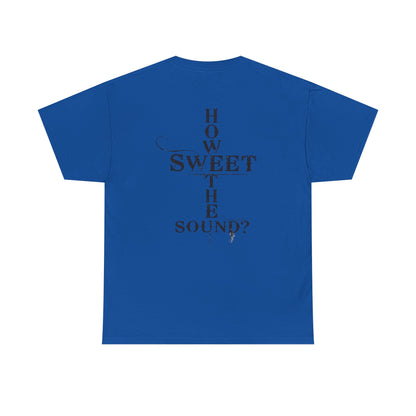 T‑Shirt — “Amazing Grace” Cross Design / “How Sweet the Sound?” Inspirational Gospel Tee