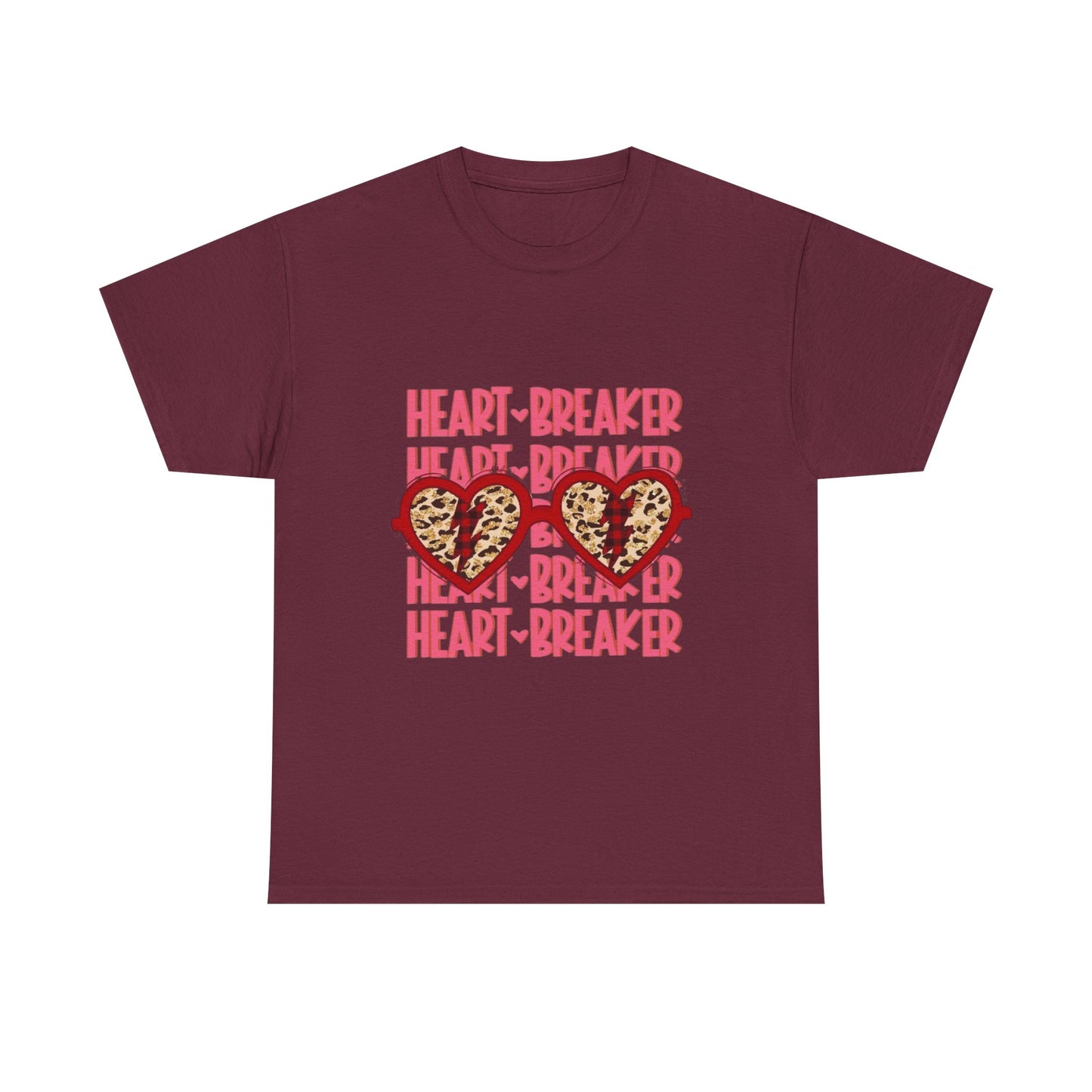 Heartbreaker Leopard Heart Graphic Tee