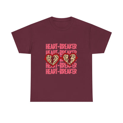 Heartbreaker Leopard Heart Graphic Tee