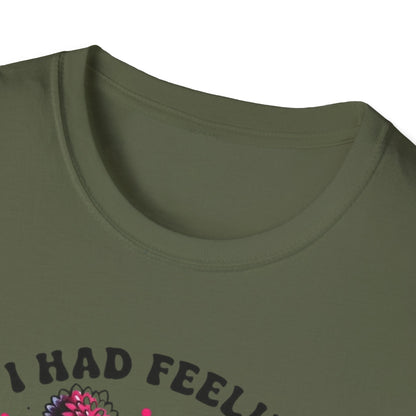 Skeleton Coffee Tee - "If I Had Feelings They'd Be For You" Graphic T-Shirt