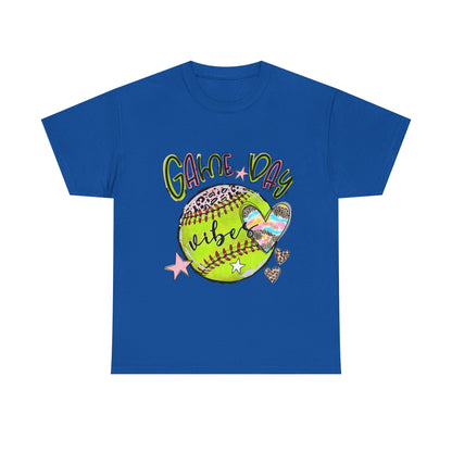 Softball- Game Day- Unisex Heavy Cotton Tee