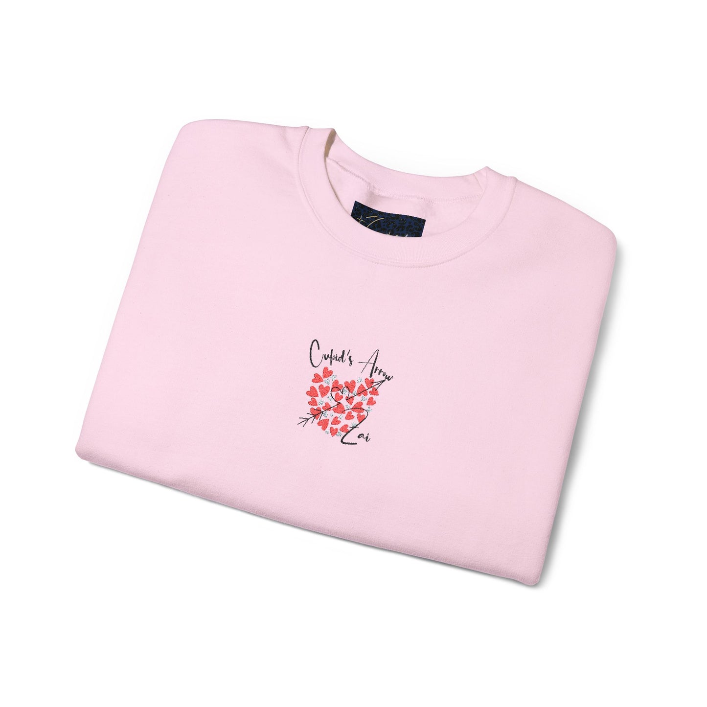 Embroidered Cupid's Arrow Merch-  Crewneck Sweatshirt
