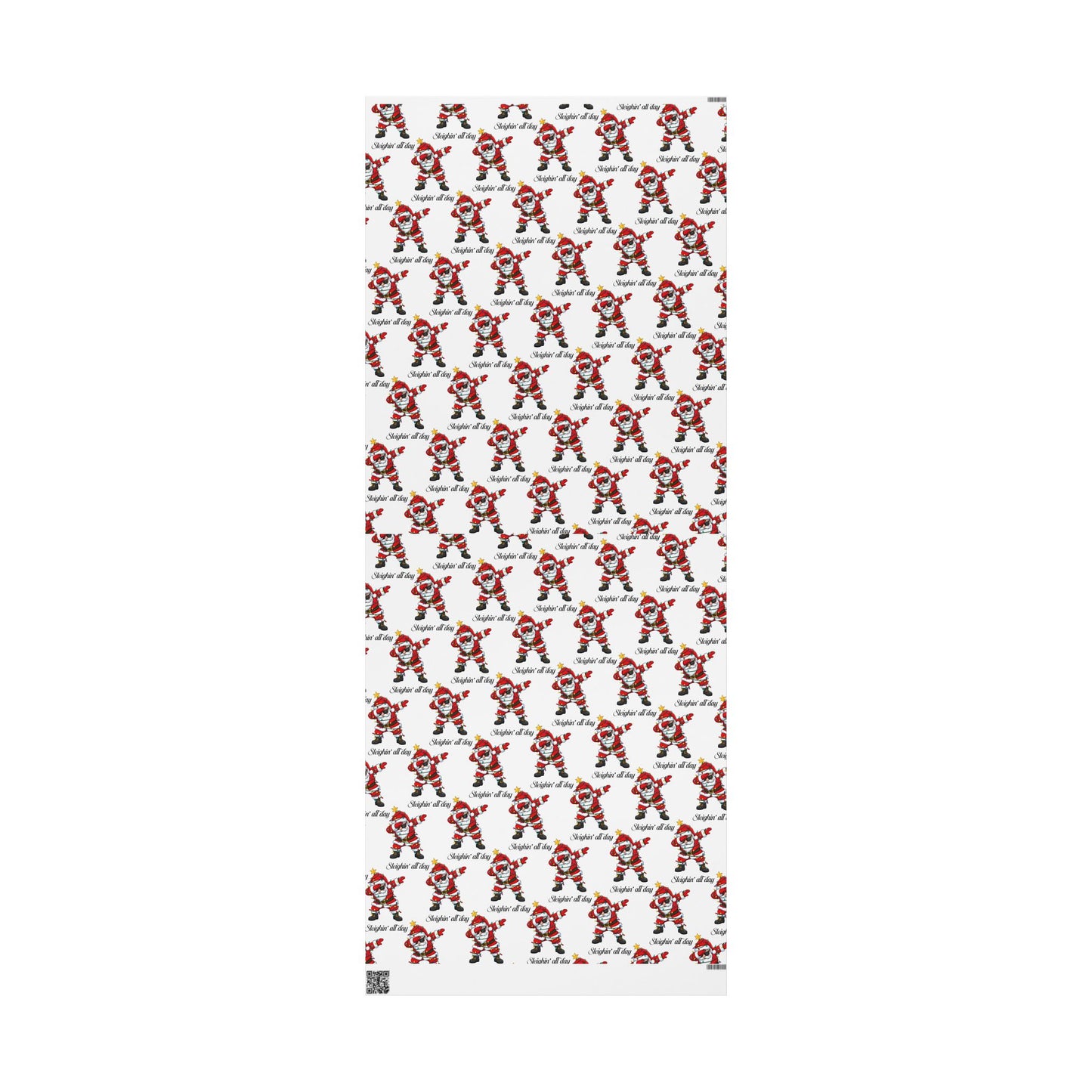 Sleighin' Santa- Wrapping Paper – Festive Holiday Gift Wrap