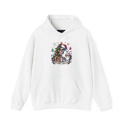 Sorta scary,  sorta merry. Unisex Heavy Blend™ Hooded Sweatshirt