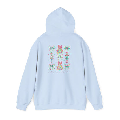Just a Girl Who Loves Christmas- Whimsical Hooded Sweatshirt