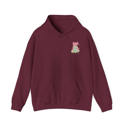 Just a Girl Who Loves Christmas- Whimsical Hooded Sweatshirt