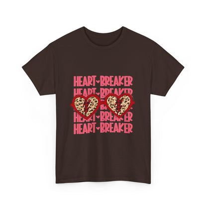 Heartbreaker Leopard Heart Graphic Tee