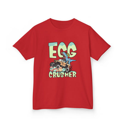 Kids T‑Shirt — 'Egg Crusher' Cartoon Truck Easter Tee
