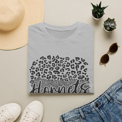 Hornets Leopard Circle T-Shirt — Trendy Animal Print Fan Tee