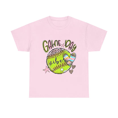 Softball- Game Day- Unisex Heavy Cotton Tee