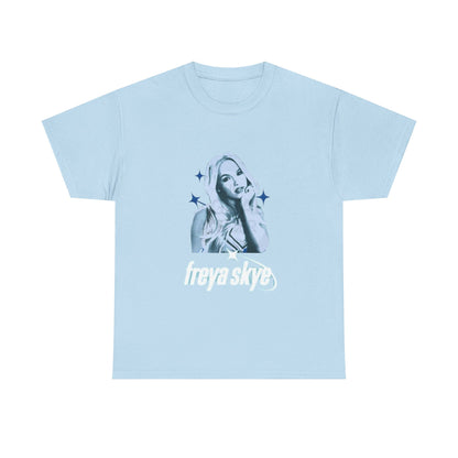 Freya Skye Graphic Tee — Retro Pop Star Portrait Shirt