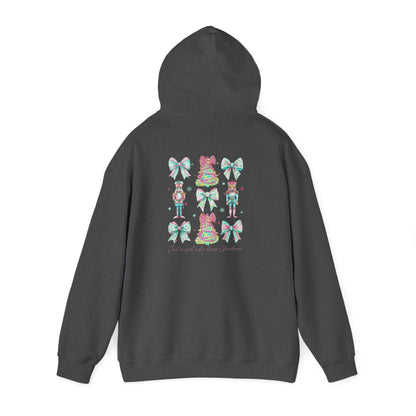 Just a Girl Who Loves Christmas- Whimsical Hooded Sweatshirt