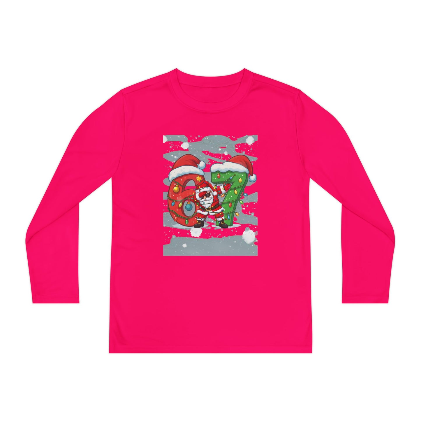 Dabbing Santa- SIX SEVEN 🤲🏼Long Sleeve Tee