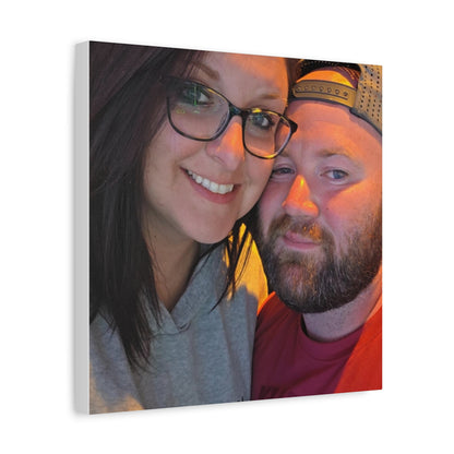 Personalized Stretched Canvas Print, Custom Wall Art, Home Decor, Gift for Couples, Anniversary, Homewarming