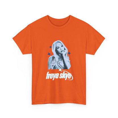 Freya Skye Graphic Tee — Retro Pop Star Portrait Shirt