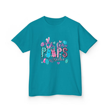 Kids Tee — "Pops" Cute Colorful Bunny Hearts Design (Children’s Graphic T-Shirt)