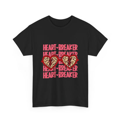 Heartbreaker Leopard Heart Graphic Tee
