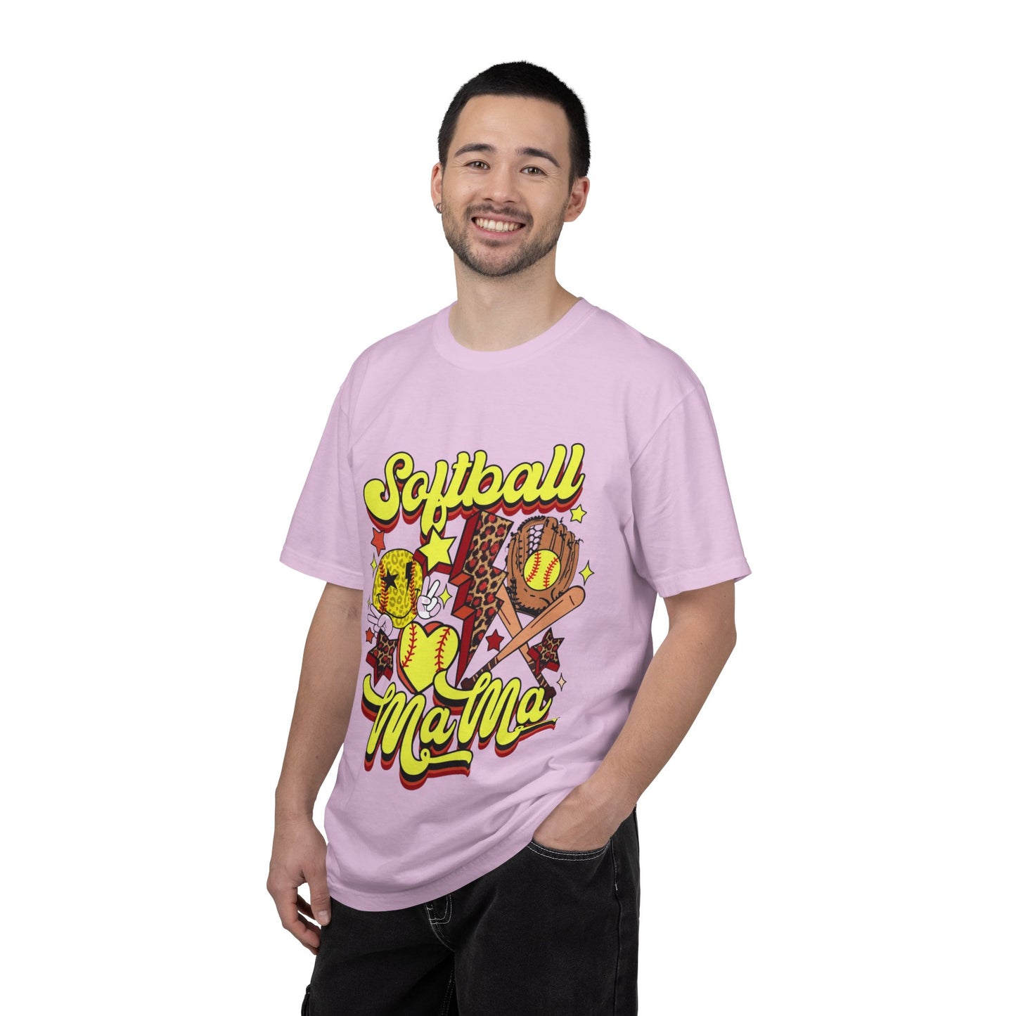 Softball Mama T-Shirt — Retro Softball Mom Graphic Tee