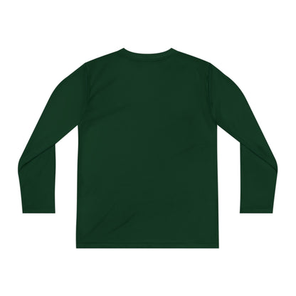 Youth Long Sleeve Ghost Tee, Halloween Shirt, Pumpkin Design, Cute Apparel, Kids' Holiday Wear, Spooky Fun Top