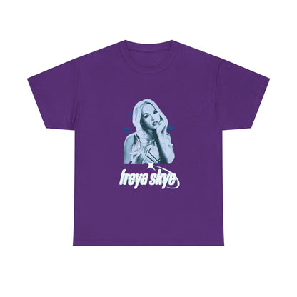 Freya Skye Graphic Tee — Retro Pop Star Portrait Shirt