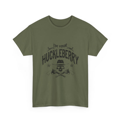I'm Your Huckleberry T-Shirt — Vintage Western Skull & Pistols Tee