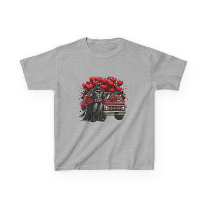 Kids Vader Valentine T‑Shirt — Darth Vader with Hearts and Vintage Car