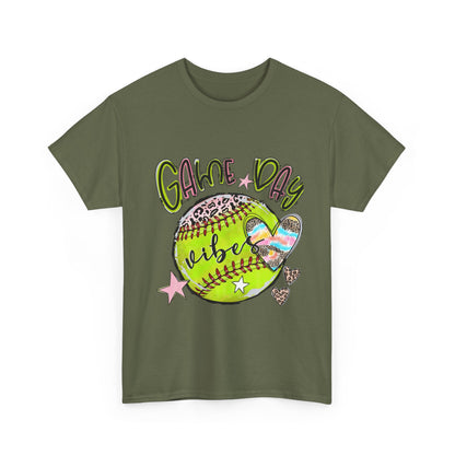 Softball- Game Day- Unisex Heavy Cotton Tee