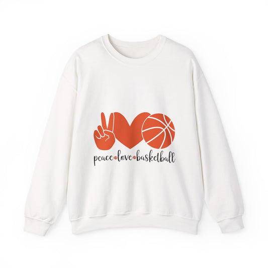 Peace Love Basketball Sweatshirt