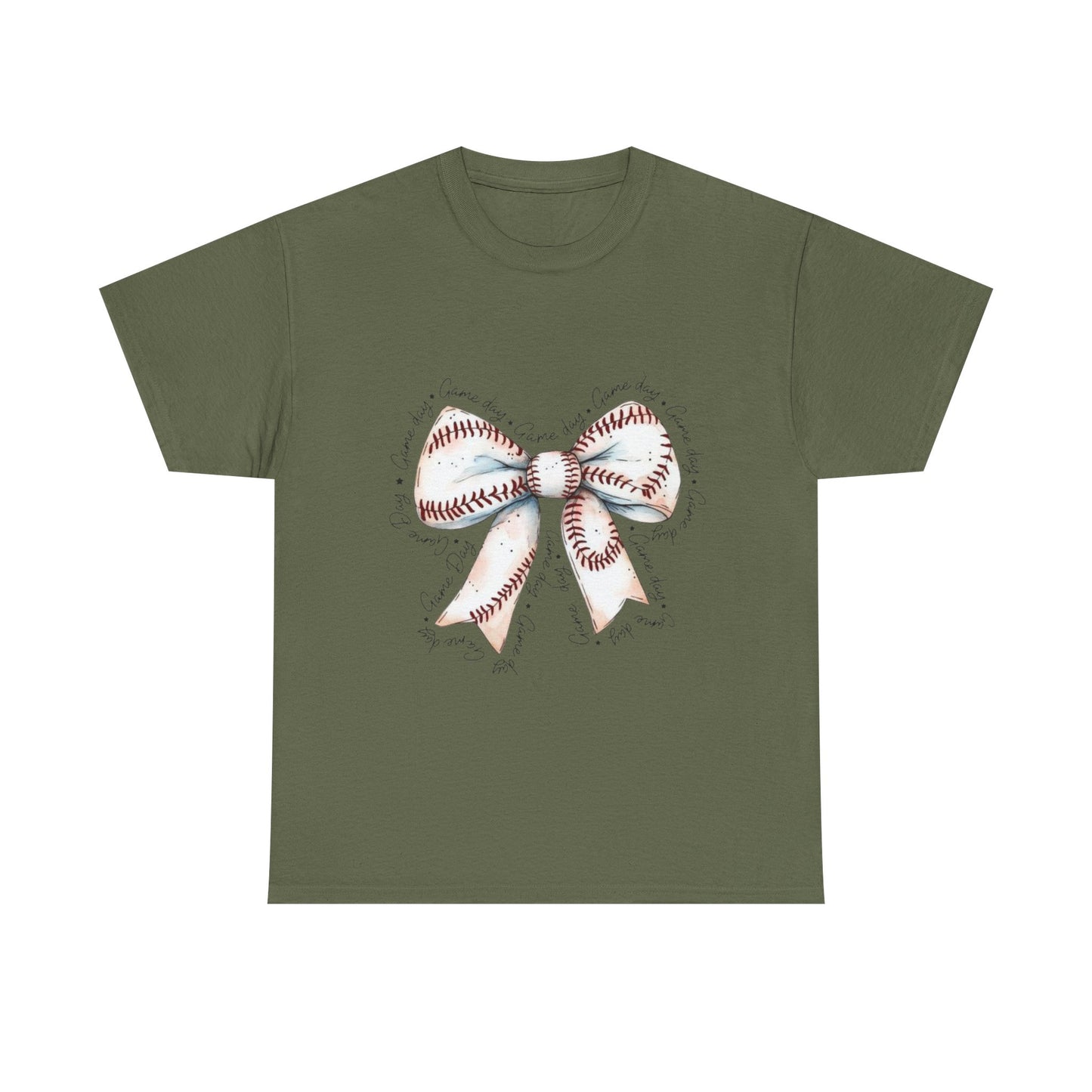 Bow Stitch Tee — Cute Hand-Drawn Ribbon Graphic T-Shirt