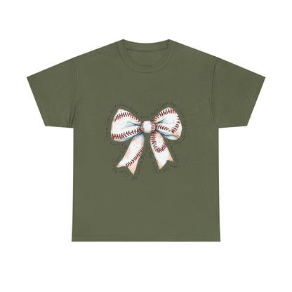 Bow Stitch Tee — Cute Hand-Drawn Ribbon Graphic T-Shirt
