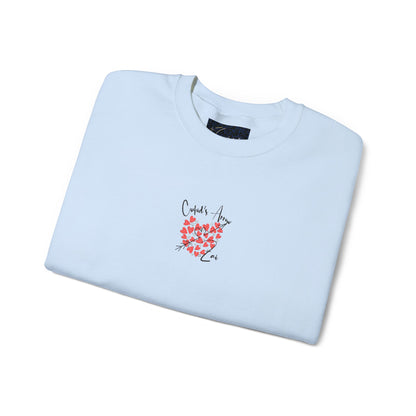 Embroidered Cupid's Arrow Merch-  Crewneck Sweatshirt