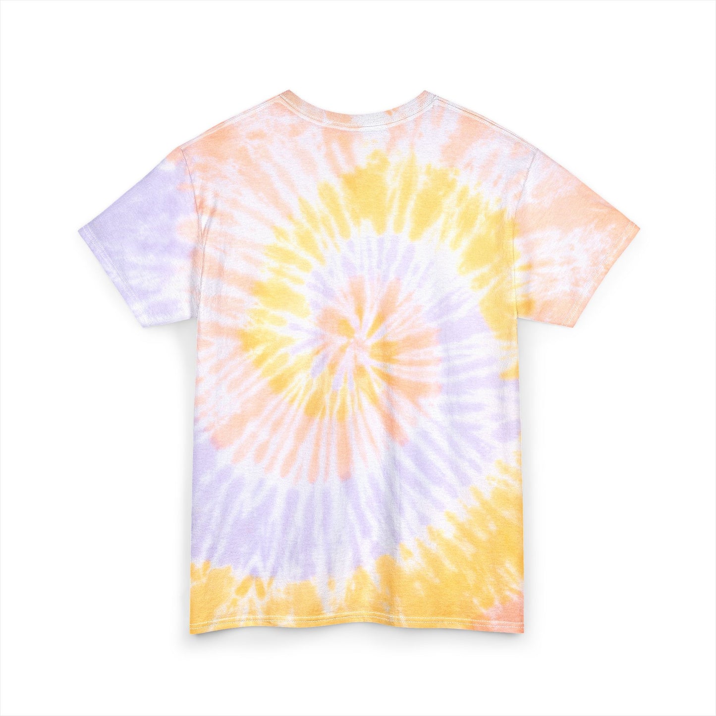 Playful Tie Dye Tee for Relaxed Vibes, Perfect Gift for Friends & Family, Casual Wear, Birthday Gift, Sorry I'm Late Design
