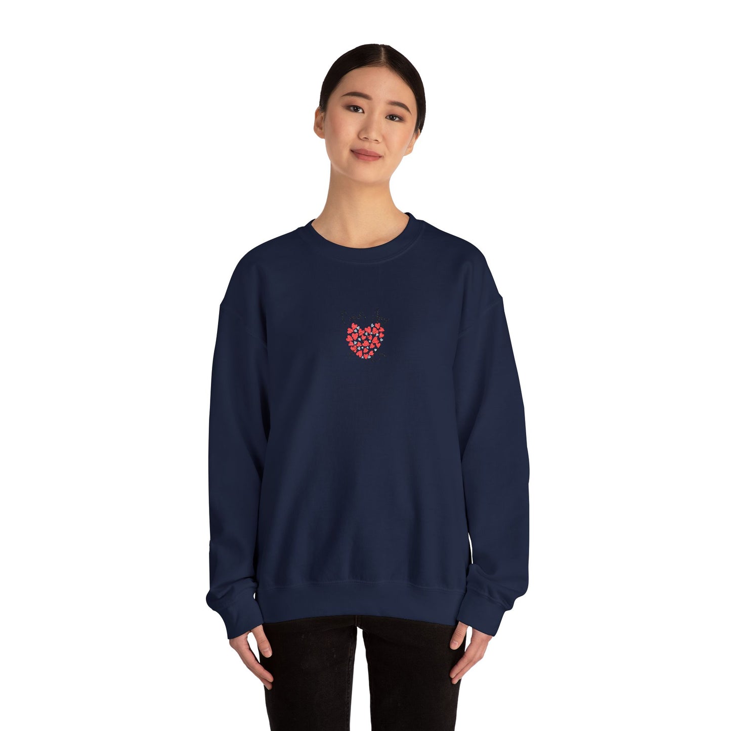 Embroidered Cupid's Arrow Merch-  Crewneck Sweatshirt