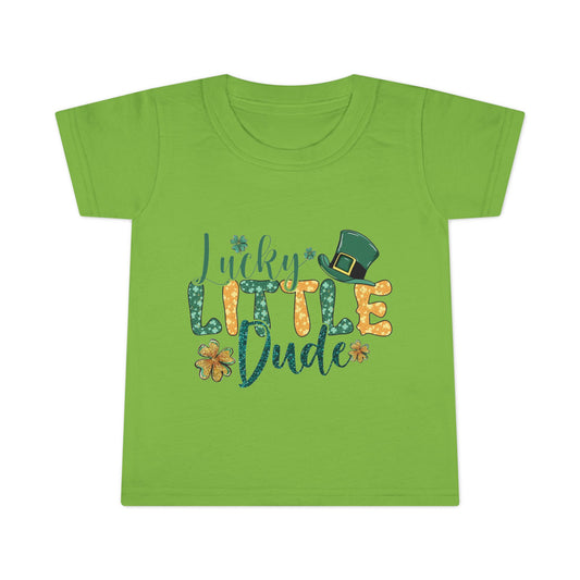 St. Patrick's Day Toddler T-Shirt — Lucky Little Dude Graphic Tee
