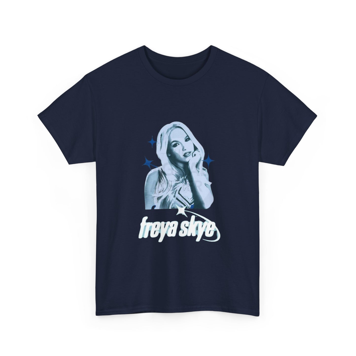 Freya Skye Graphic Tee — Retro Pop Star Portrait Shirt
