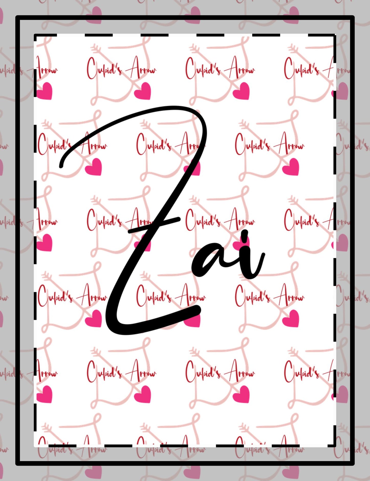 Zai's Cupid's Arrow- Custom Shaped Magnets Merch