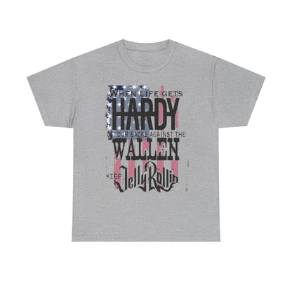 Hard & y, Wallen, Jelly- American Flag Music T‑Shirt — Country Singer Tribute Tee